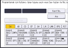 İşletim paneli ekran görseli