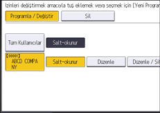 İşletim paneli ekran görseli