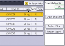 İşletim paneli ekran görseli