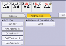 İşletim paneli ekran görseli