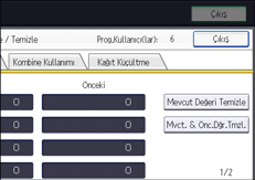 İşletim paneli ekran görseli