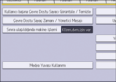 İşletim paneli ekran görseli