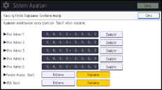 İşletim paneli ekran görseli