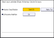 İşletim paneli ekran görseli