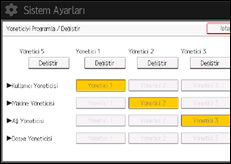 İşletim paneli ekran görseli