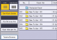 İşletim paneli ekran görseli