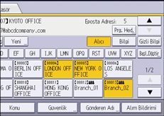 İşletim paneli ekran görseli