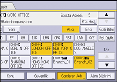 İşletim paneli ekran görseli