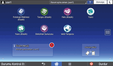 İşletim paneli ekran görseli