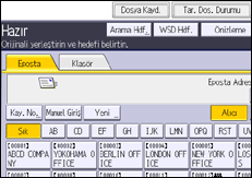 İşletim paneli ekran görseli