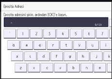 İşletim paneli ekran görseli