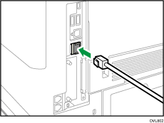 Ethernet kablosu bağlantı gösterimi