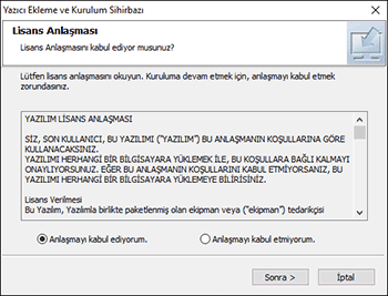 Sürücü ekranı gösterimi