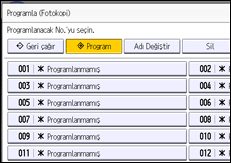 İşletim paneli ekran görseli