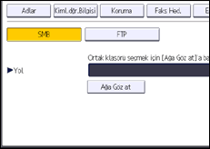 İşletim paneli ekran görseli