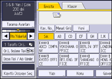İşletim paneli ekran görseli