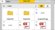 İşletim paneli ekran görseli
