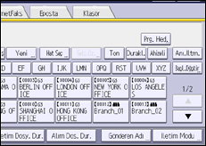İşletim paneli ekran görseli