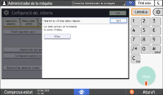 Il·lustració de pantalla del tauler d'operacions