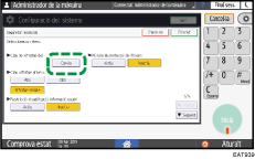 Il·lustració de pantalla del tauler d'operacions