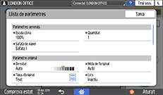 Il·lustració de pantalla del tauler d'operacions