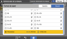 Il·lustració de pantalla del tauler d'operacions