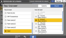 Il·lustració de pantalla del tauler d'operacions