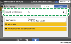 Il·lustració de pantalla del tauler d'operacions