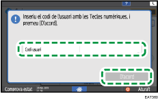 Il·lustració de pantalla del tauler d'operacions