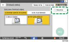 Il·lustració de pantalla del tauler d'operacions