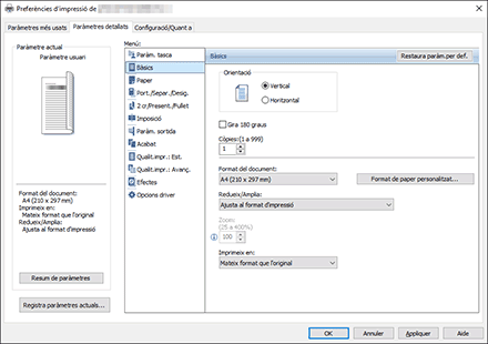 Il·lustració de pantalla de driver