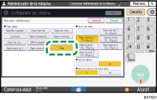 Il·lustració de pantalla del tauler d'operacions