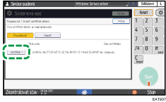 Ilustrace ovládacího panelu