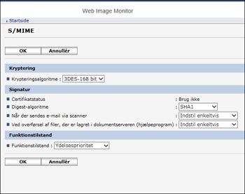 Illustration af skærmbillede i webbrowser