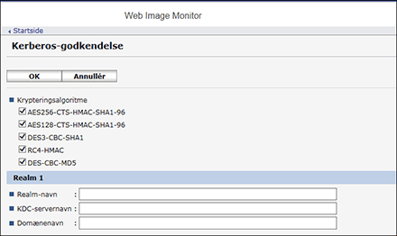 Illustration af skærmbillede i webbrowser
