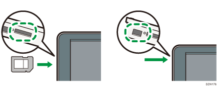 Illustration af betjeningspanel