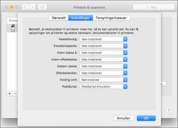 Illustration af driverskærmbillede