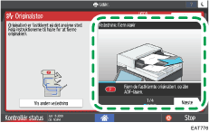 Operation panel screen illustration