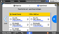 Abbildung Bedienfeld-Display