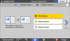 Abbildung Bedienfeld-Display