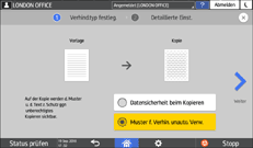 Abbildung Bedienfeld-Display
