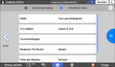 Abbildung Bedienfeld-Display