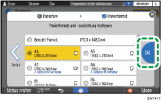 Abbildung Bedienfeld-Display