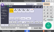 Abbildung Bedienfeld-Display
