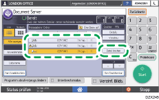 Abbildung Bedienfeld-Display