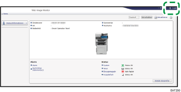 Webbrowser-Bildschirmdarstellung