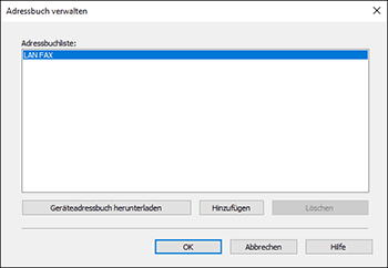 Abbildung Treiberbildschirm