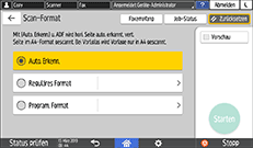 Abbildung Bedienfeld-Display