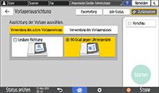 Abbildung Bedienfeld-Display