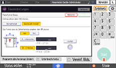 Abbildung Bedienfeld-Display